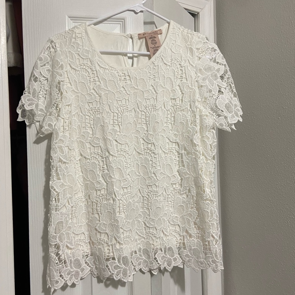 White blouse , size small (S)